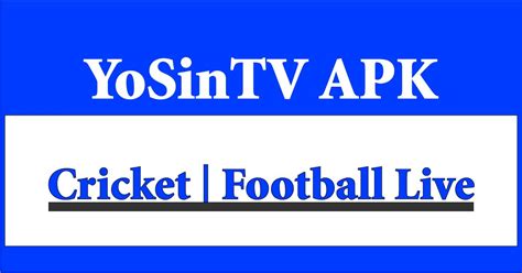 yosintv cricket live today|Football Live Stream & on TV today .